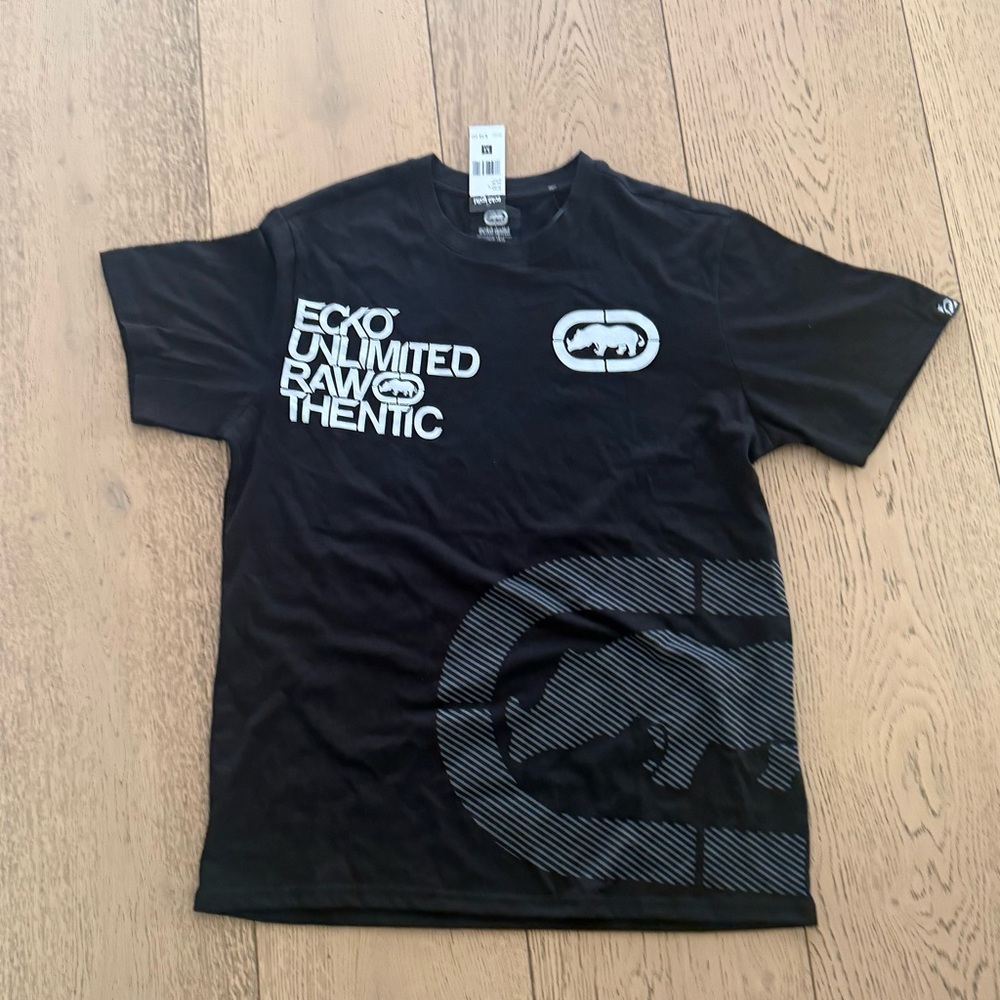 Ecko Unlimited Black Graphic Men’s Tee - brand new